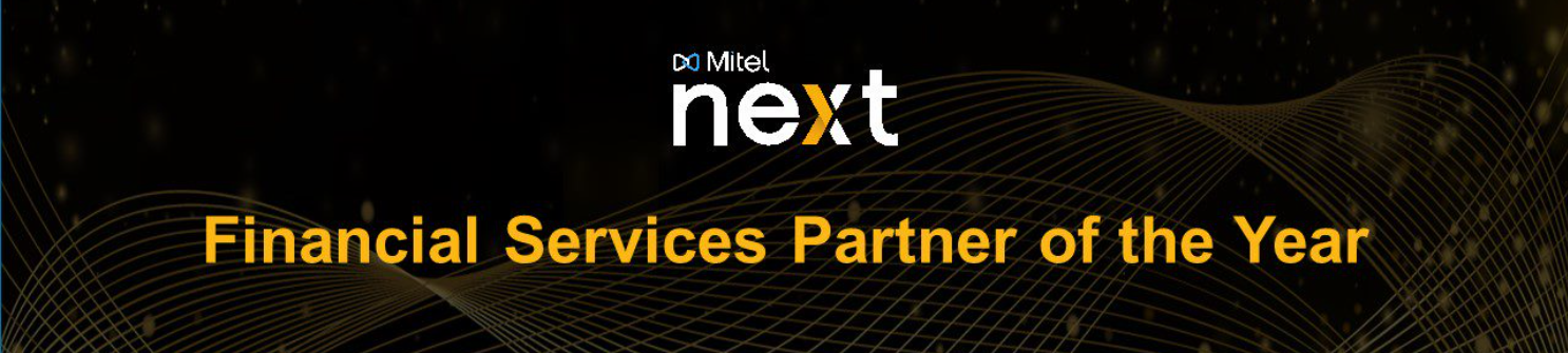 Mitel Next 2023 Financial Services Partner of the Year_Banner